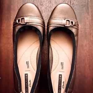 Clarks Kinzie Light Flats in Pewter size 8 Women’s